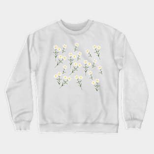 Daisy Pattern Crewneck Sweatshirt